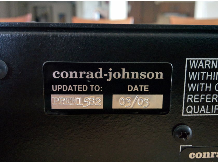 Conrad Johnson Premier 15 mkII Tube Phono Stage