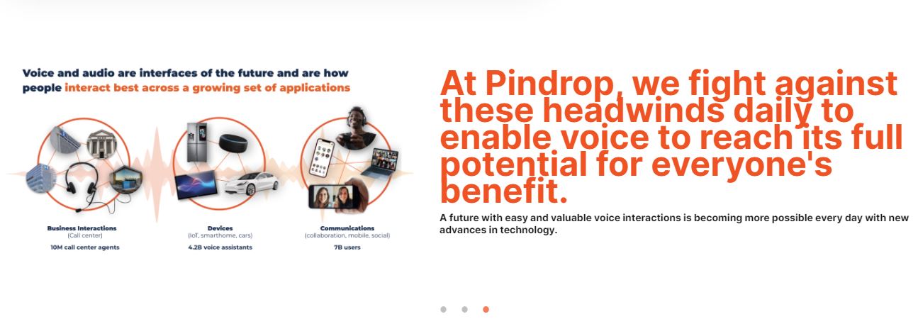 Pindrop product / service