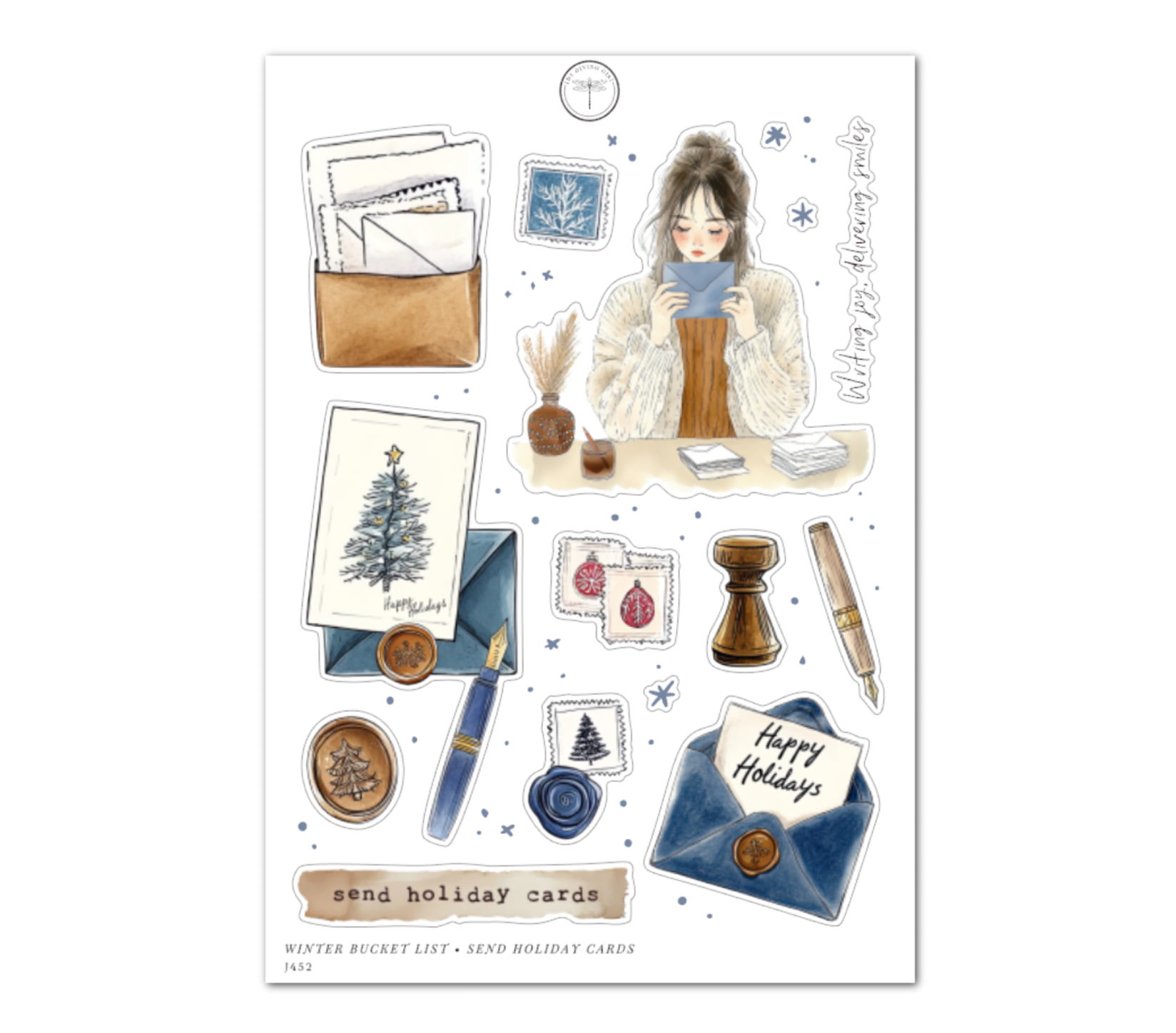 Winter Bucket List • Send Holiday Cards – The Giving Girl