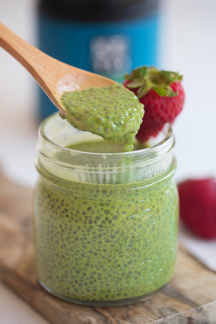 Matcha Chia Seed Pudding