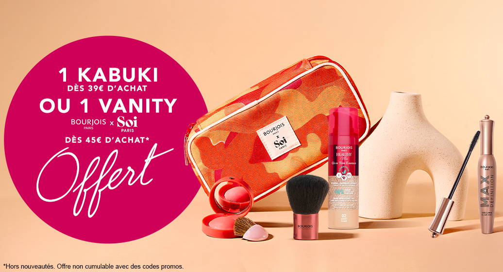 Offre Sac Cabas et Pinceau Kabuki Bourjois