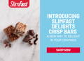 Introducing Slimfast Delights Crisp Bars. A delightful way to indulge your cravings. Shop now.
