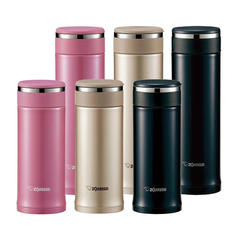 Zojirushi SM-JD Stainless Steel Vacuum Insulated Bottle Twist Open