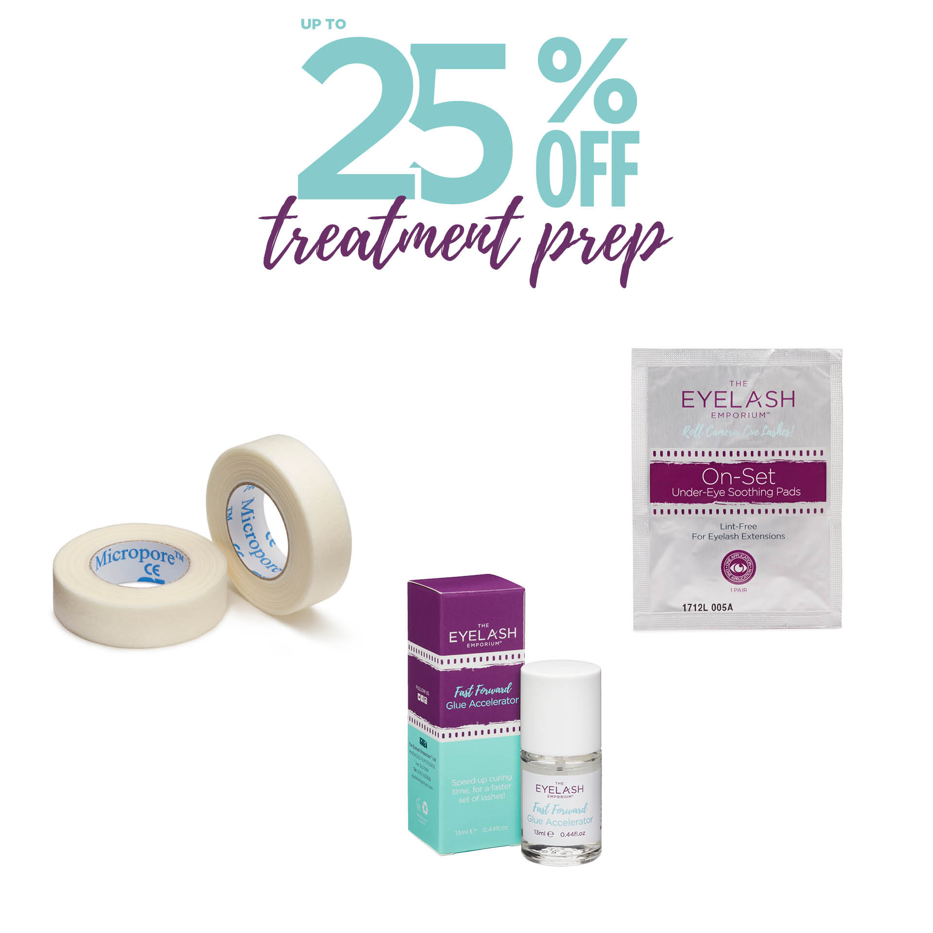Up to 25% off treatment prep
