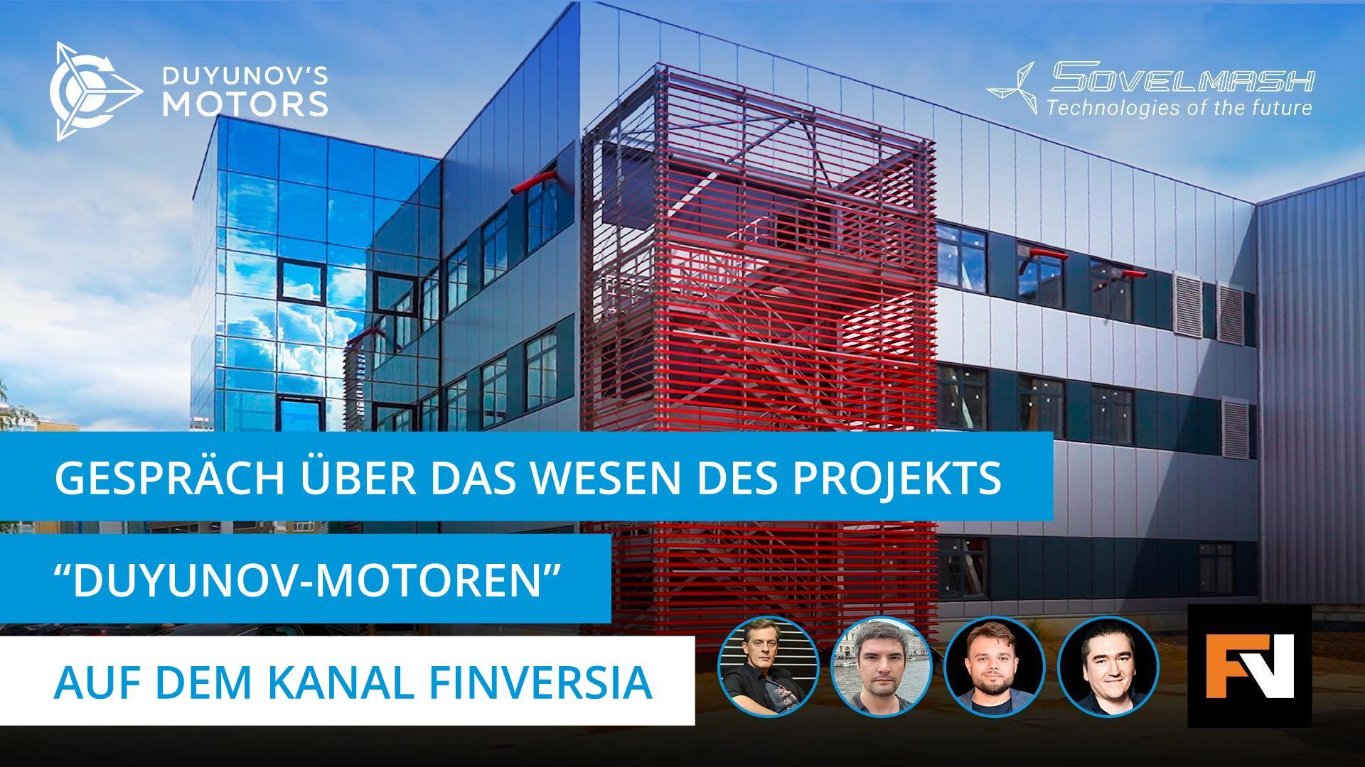 Live-Stream mit Alexander Sudarev und Investoren des Projekts auf dem YouTube-Kanal "Finversia"