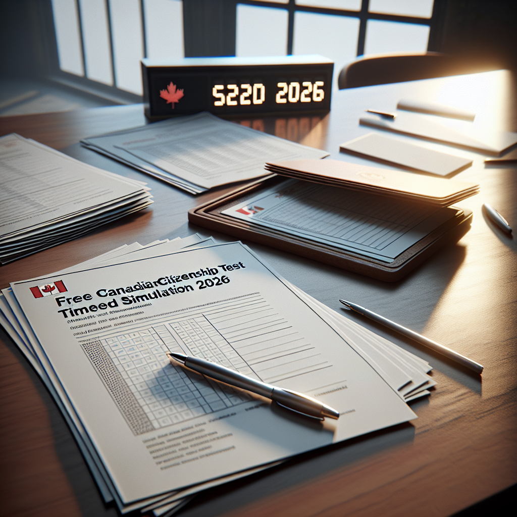 Free Canadian Citizenship Test – Timed Simulation 2026