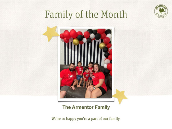 family of the month 