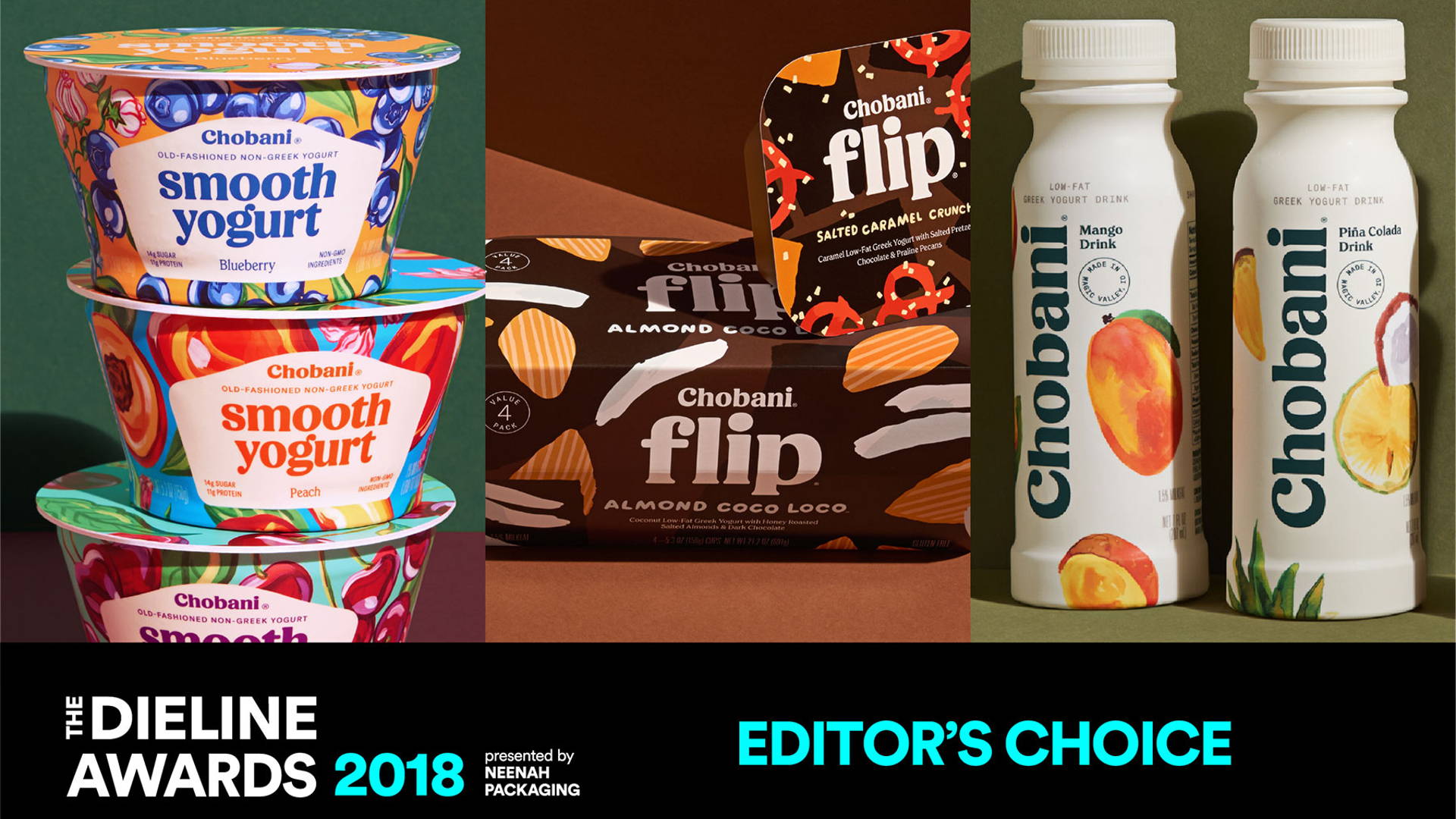 Featured image for The Dieline Awards 2018 - Editor's Choice: Chobani Redesign