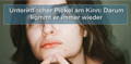Unterirdischer Pickel am Kinn