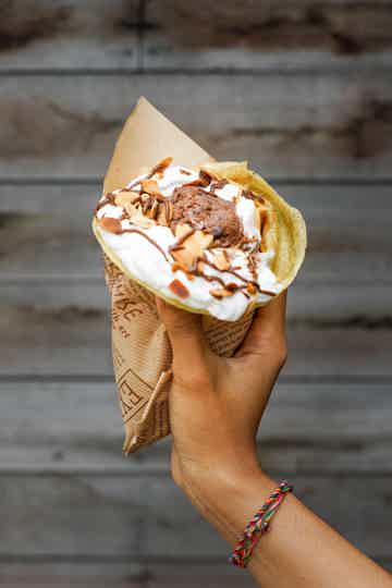Enjoy a delicious French crêpe