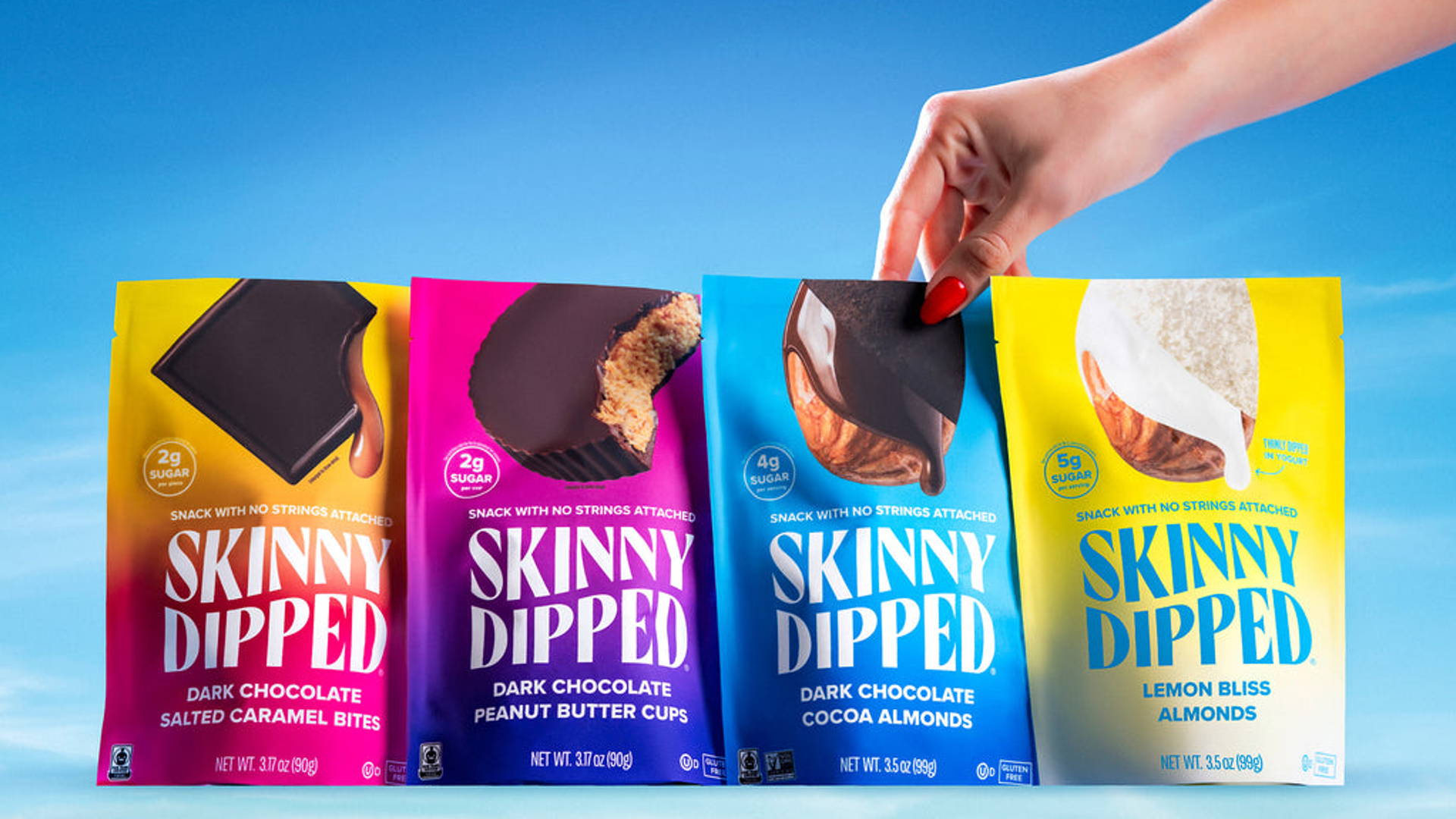Featured image for SkinnyDipped Shows Off New Brand Identity Designed with Matte studio