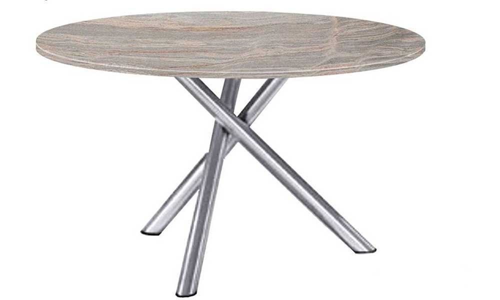 Runde Gartentische mit Granitplatte