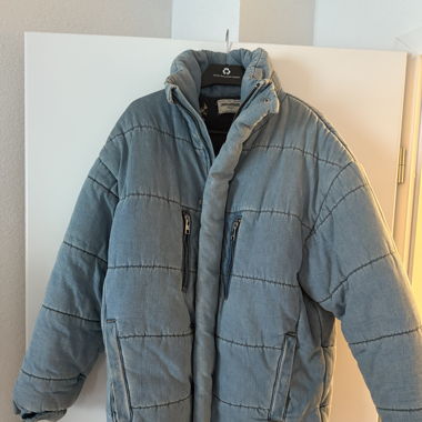 Puffer jacket denim ZADIG & VOLTAIRE 