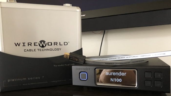 Aurender N100H w/ Wireworld Platinum Starlight 7