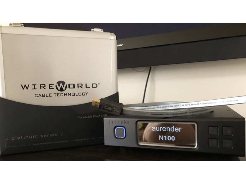 Aurender N100H w/ Wireworld Platinum Starlight 7