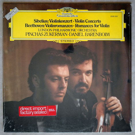 Sealed DG | ZUKERMAN/SIBELIUS - Violin Concerto/BEETHOV...