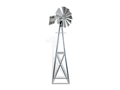 Galvanized Windmill w NWTF Logo
