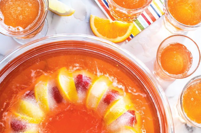 Raspberry Brandy Rooibos Punch