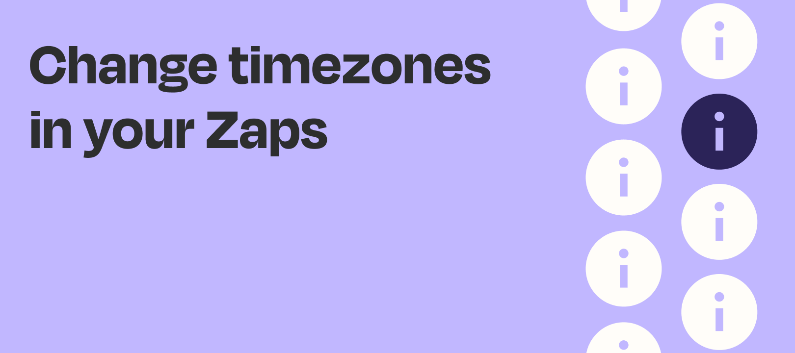 Zap timezones can now be changed!