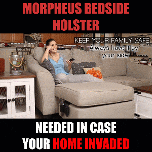 Morpheus bedside holster | Best bedside holster in America | Sticky & snug | Best holster for emergency |high quality material | space & time saving |Most needed holster when you sleep