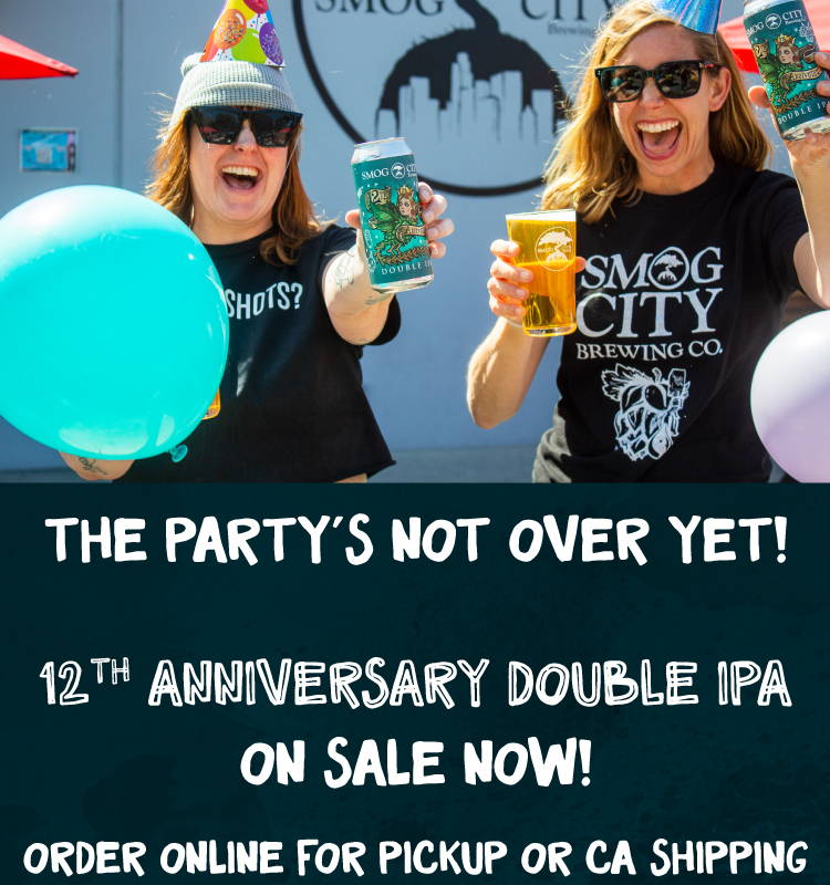 Smog City 12th Anniversary Banner