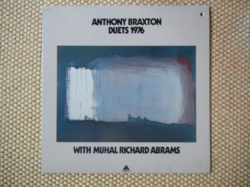 Anthony Braxton/Duets 1976 - Arista 4101 Promotional Copy Not For Sale