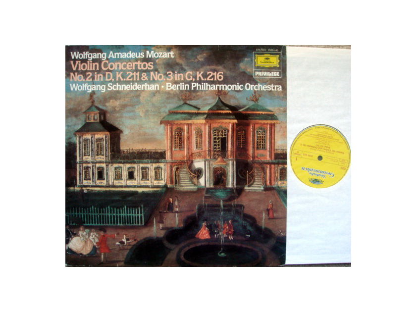 DG / SCHNEIDERHAN-BPO, - Mozart Violin Concerto No.2 & 3, MINT!