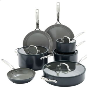 GreenPan Eras Ceramic Non-Stick 11-piece Cookware Set