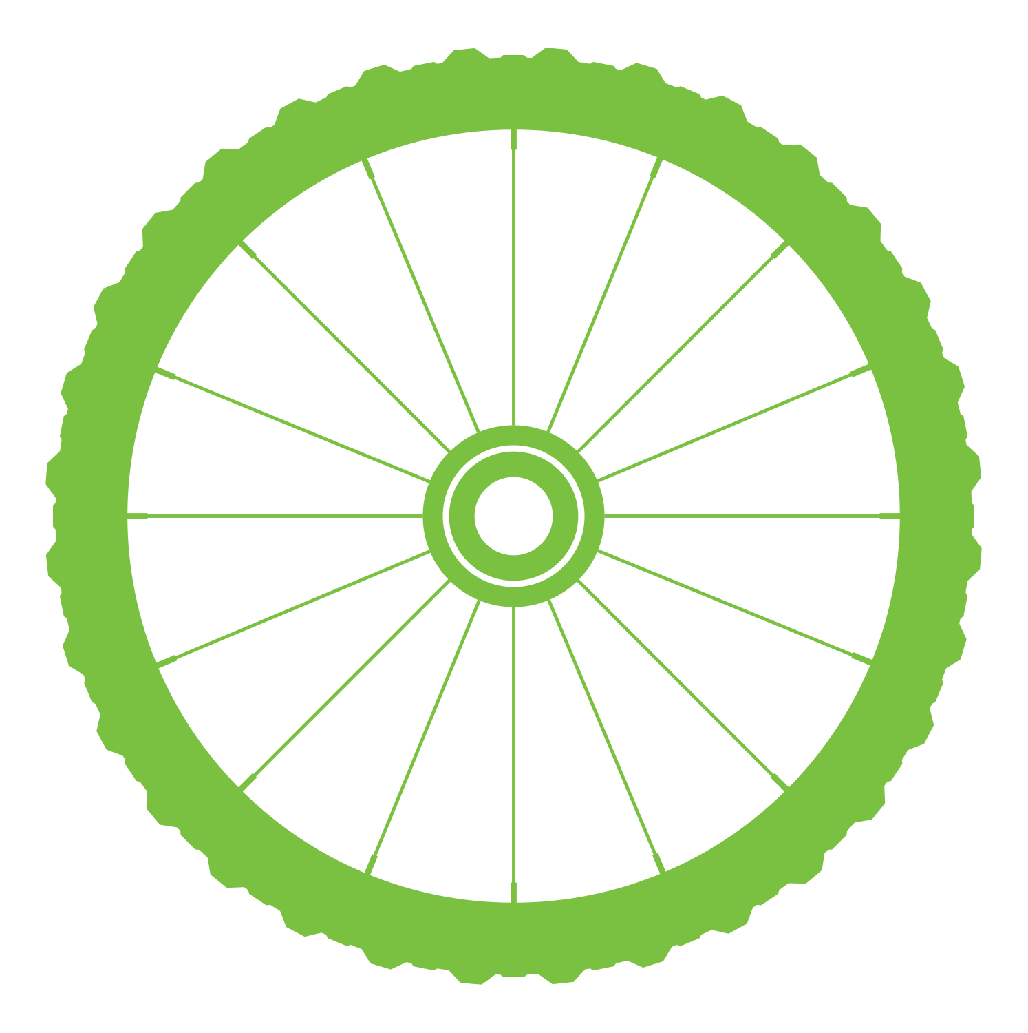 Bicycle Tire Icon