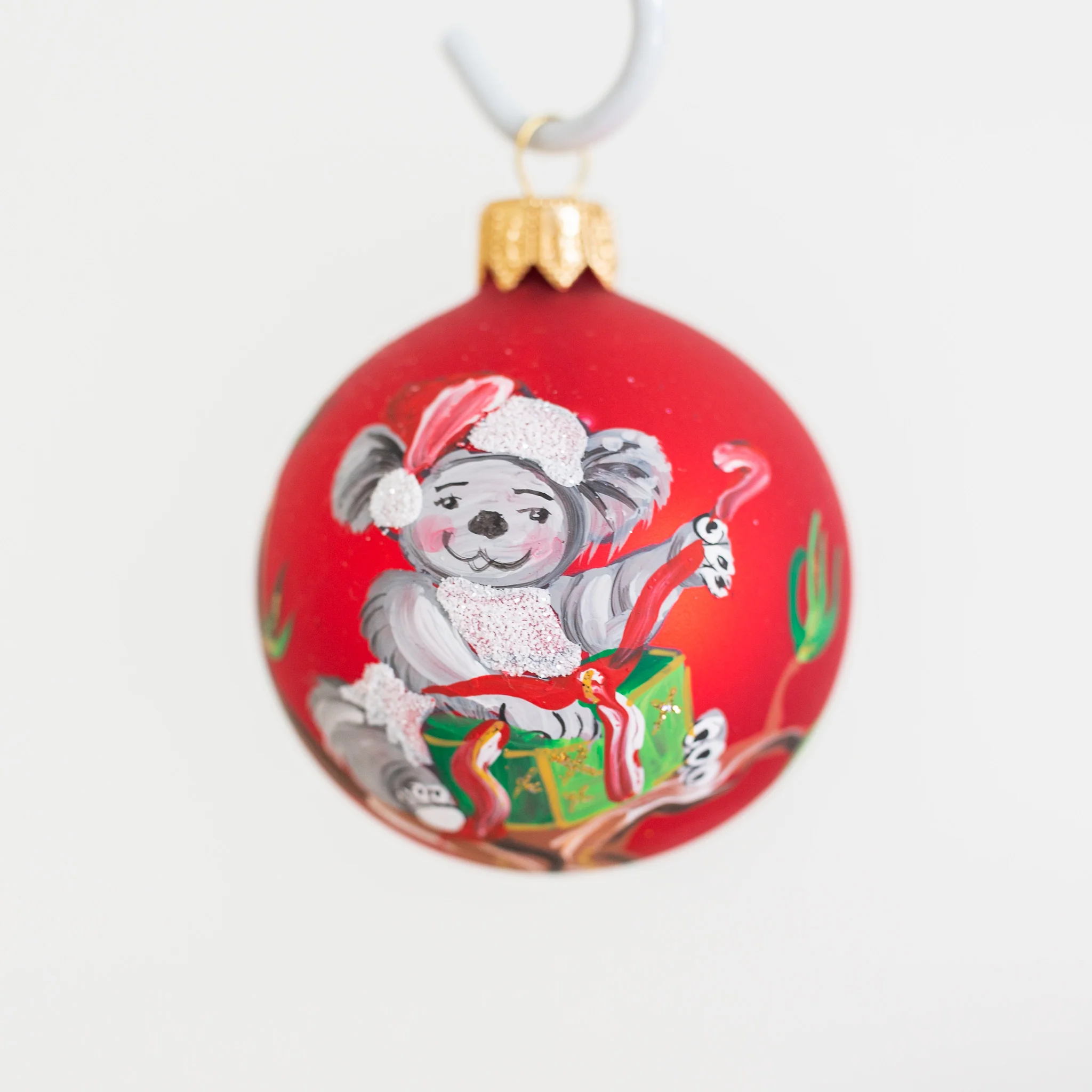 60mm koala hand painted bauble