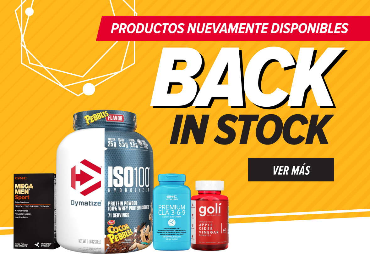 Productos de nuevo en stock