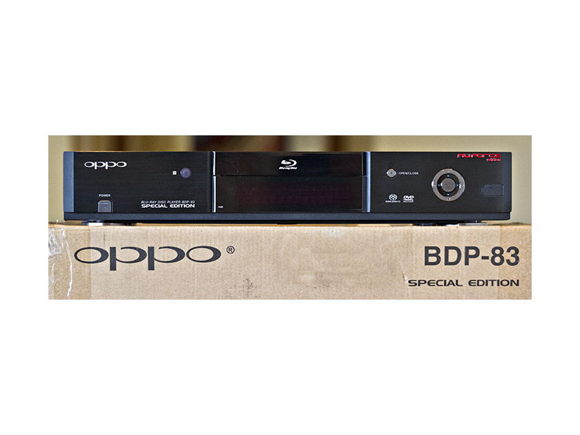OPPO BDP 83SE NuForce NuForce modified Special Edition
