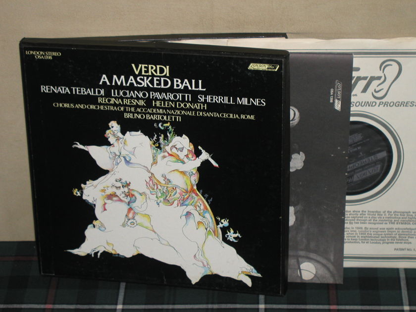 Bartoletti/ANDSCR - Verdi "A Masked Ball" 3LP Box London OSA 1398 UK Import