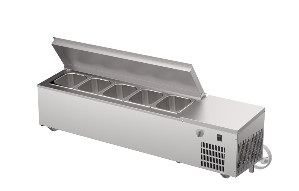 Coolpart PZA S 120 GN 1/6 Kylränna Inkl. Väggfästen