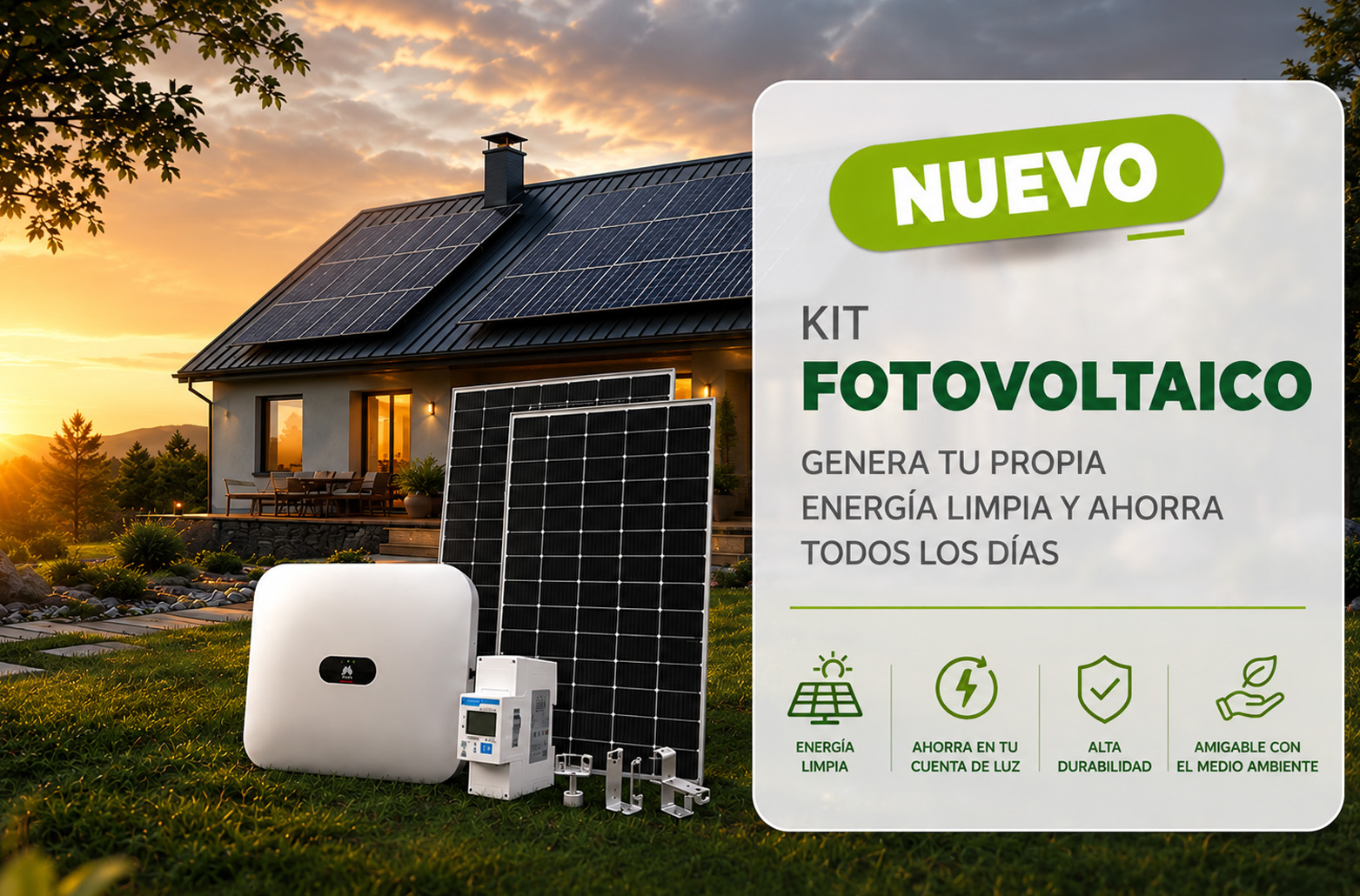 Instalador registrando la instalación de un Kit Fotovoltaico Anwo