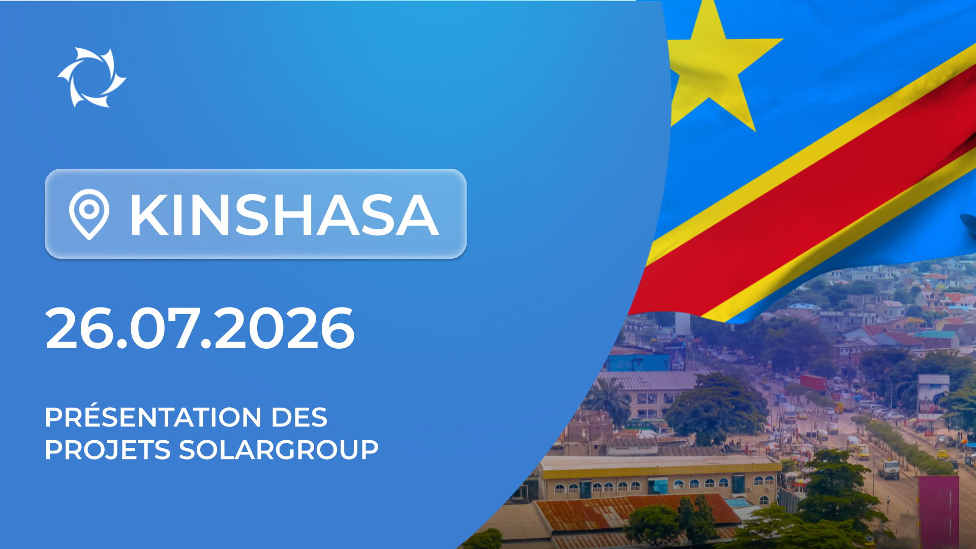Présentation des projets SOLARGROUP à Kinshasa en République Démocratique du Congo