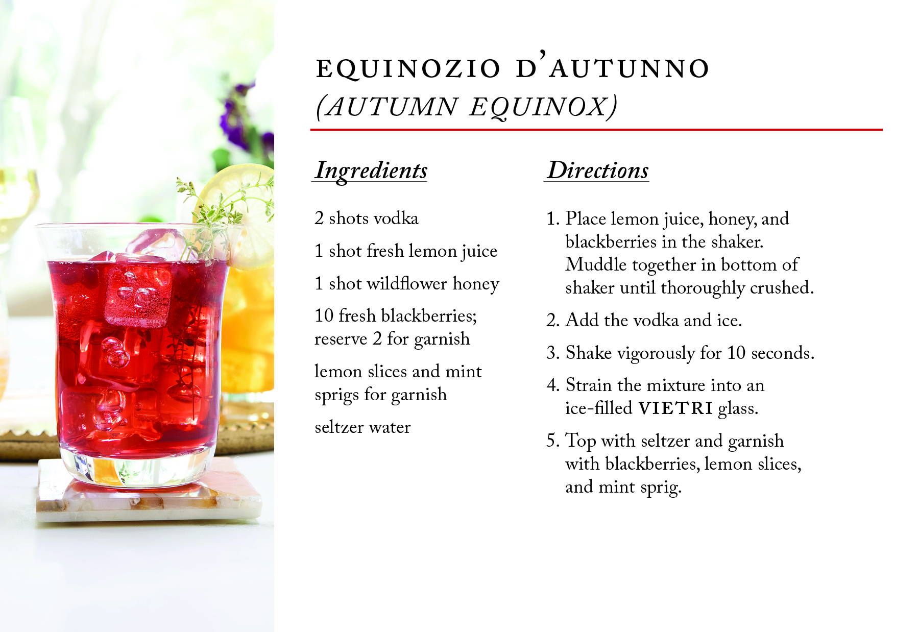 Autumn Equinox Cocktail Recipe