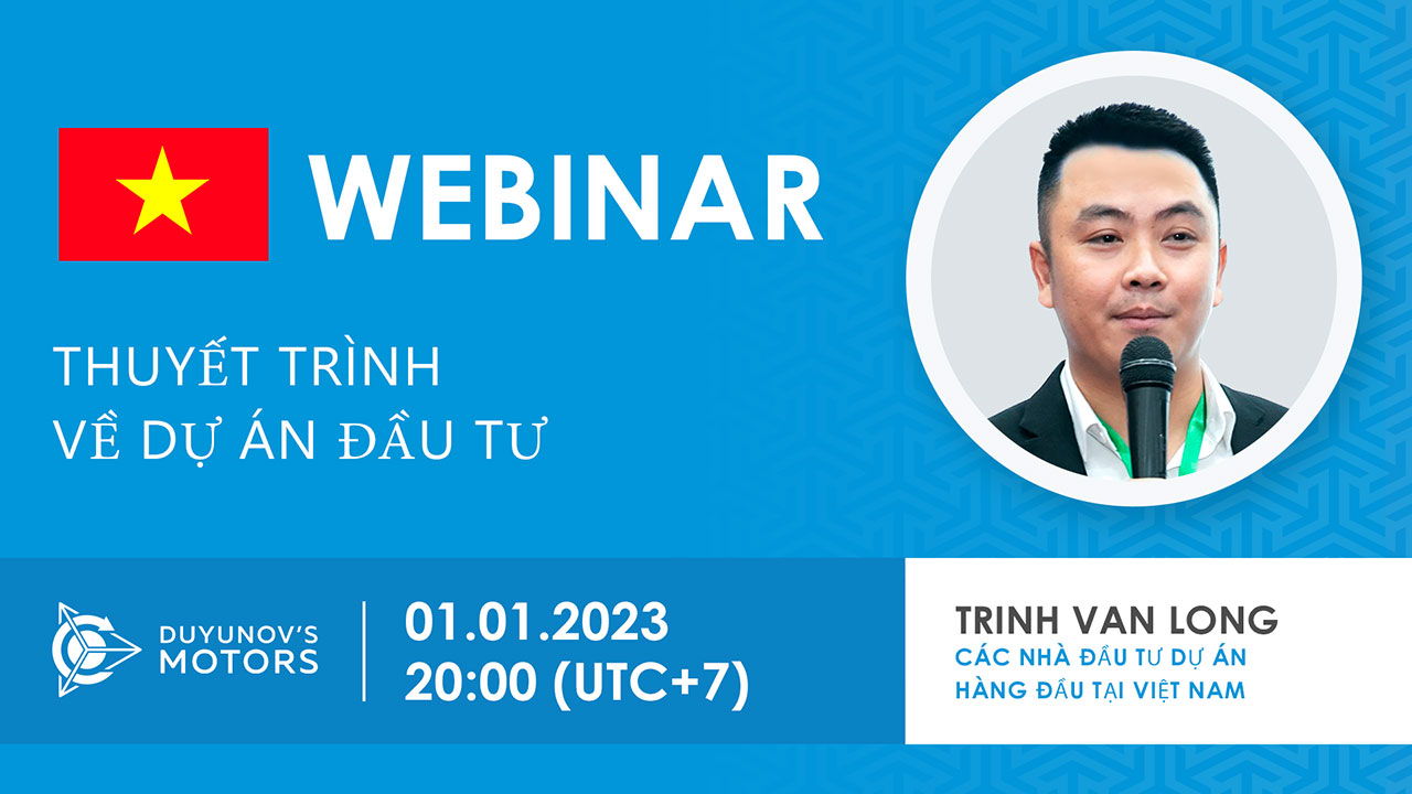 Vietnam. Thuyết trình dự án đầu tư "Động cơ của Duyunov"