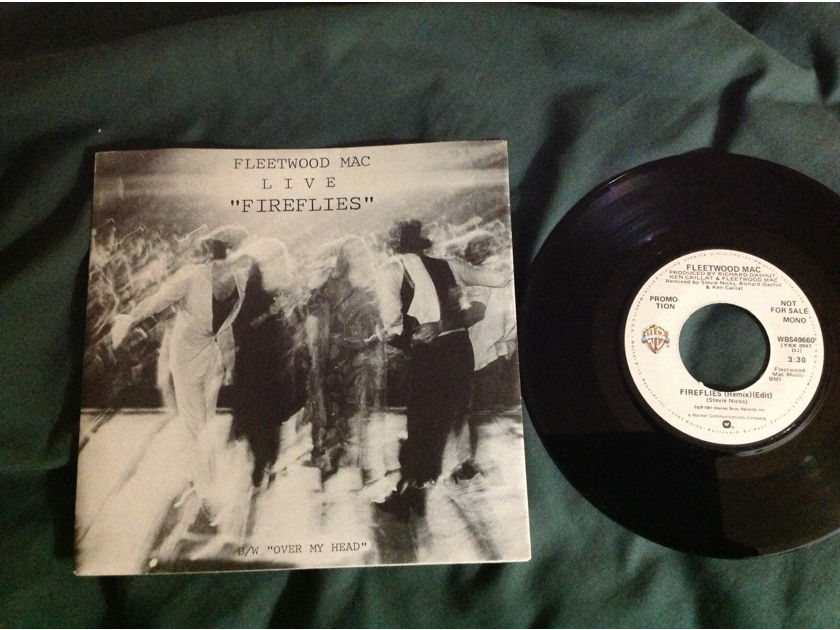 Fleetwood Mac - Fireflies(Remix-Edit) Quiex Vinyl  Promo 45 Single With Picture Sleeve Warner Brothers Records