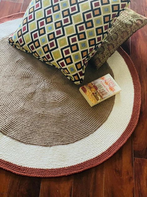 Easy Apolo Round Rug Crochet Pattern
