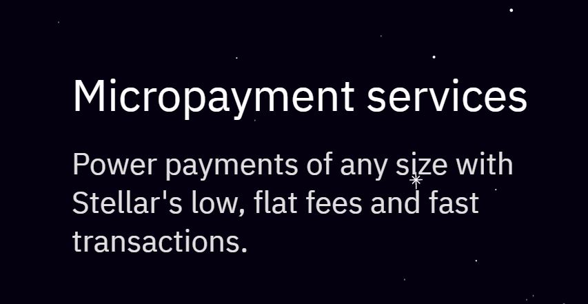 Stellar product / service