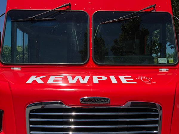 Kewpie food truck front view