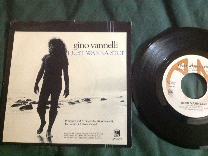 Gino Vannelli - I Just Want To Stop 45 With Sleeve NM