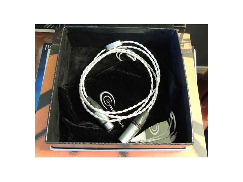 CRYSTAL CABLE Reference  Diamond AES Digital Cable, 1.75m, Cust. Trade, Full Warranty. From Audio Revelation