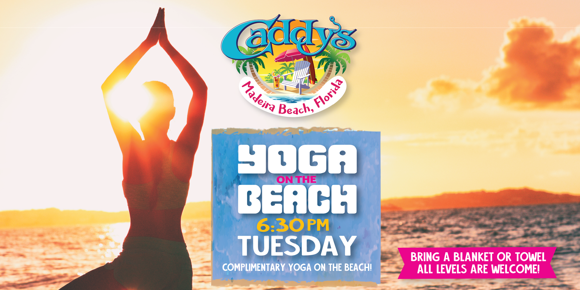 Tuesday Yoga on the Beach promotional image