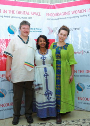 Lars, Bethel Tadesse, and Polina Volgradova