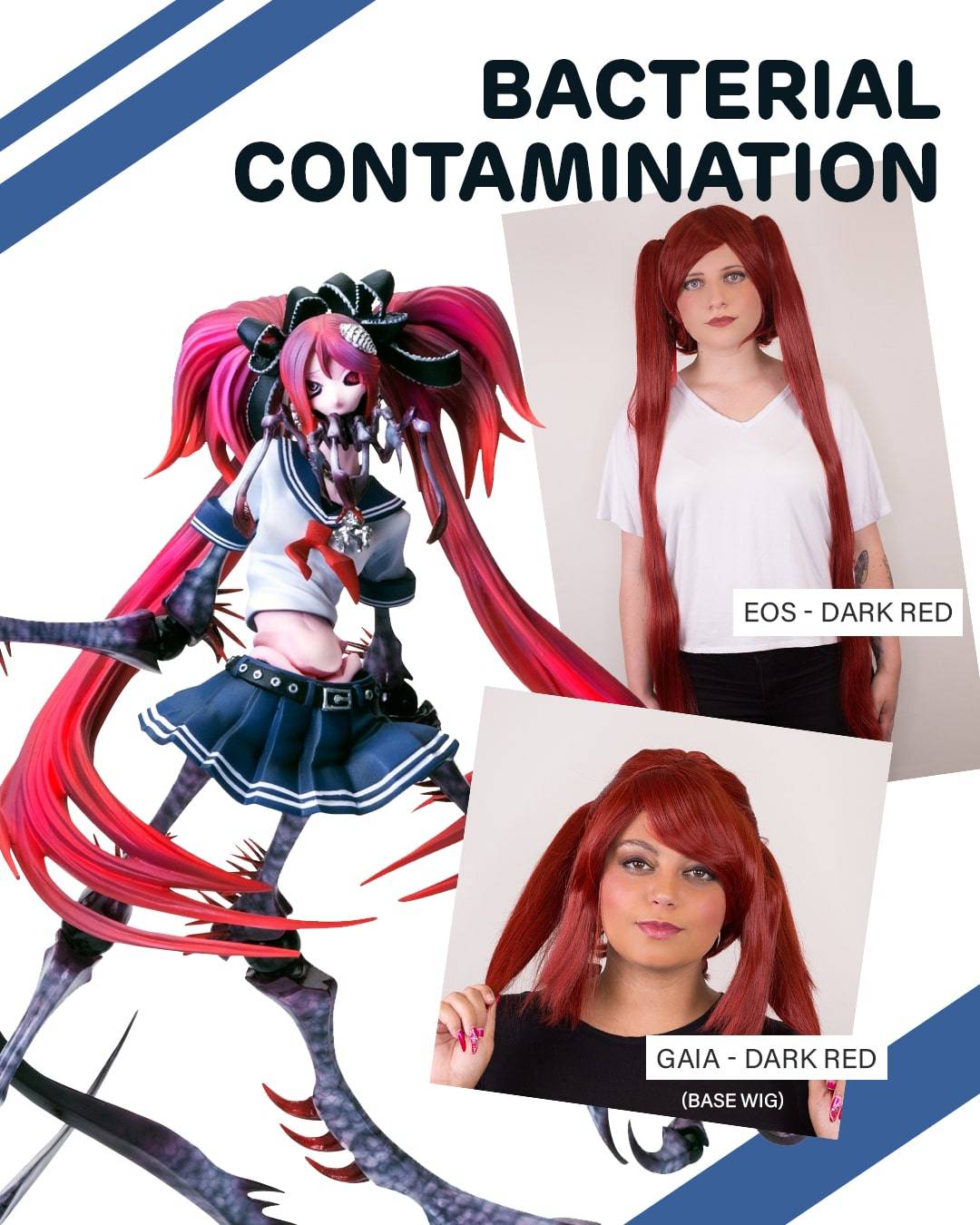 Red miku wig top