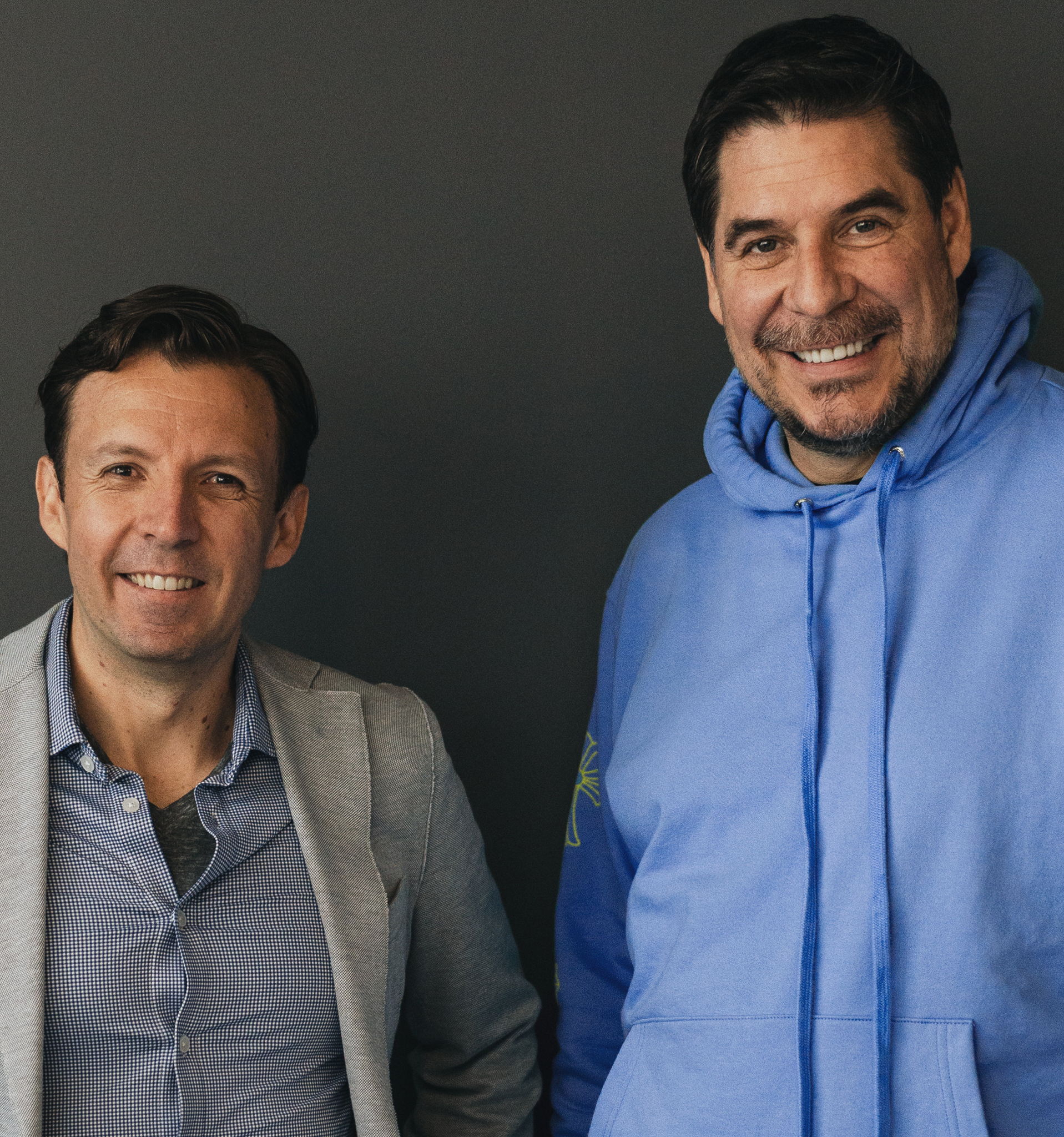 ​SoftBank CEO Marcelo Claure (left) with Andres Garcia-Amaya.​