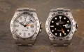 Black dial and white dial Rolex Explorer 2