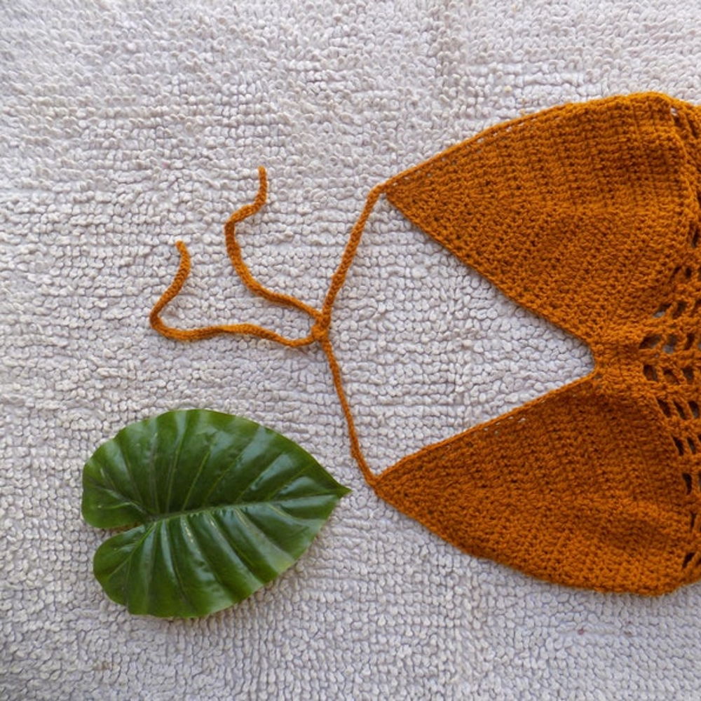 Marigold Crochet top, Crochet Bralette pattern,